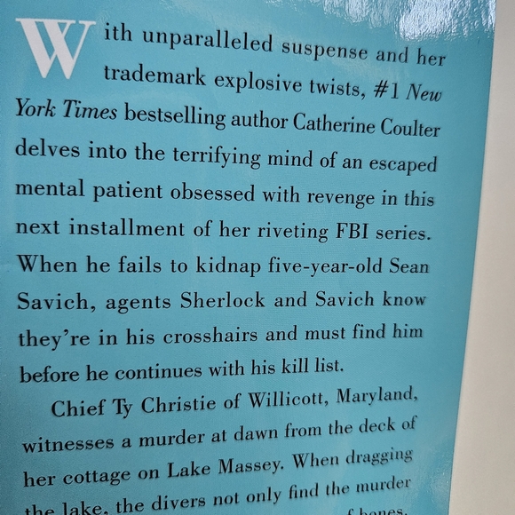 Paradox Catherine Coulter Hardcover Dust Jacket Novel FBI Thriller Mystery Book - Picture 2 of 9